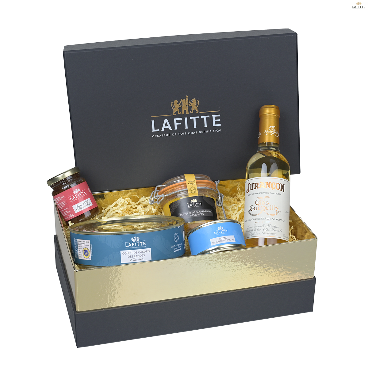 Coffret Oie et Champagne en Tête à Tête- Lafitte Foie Gras - Vente en ligne